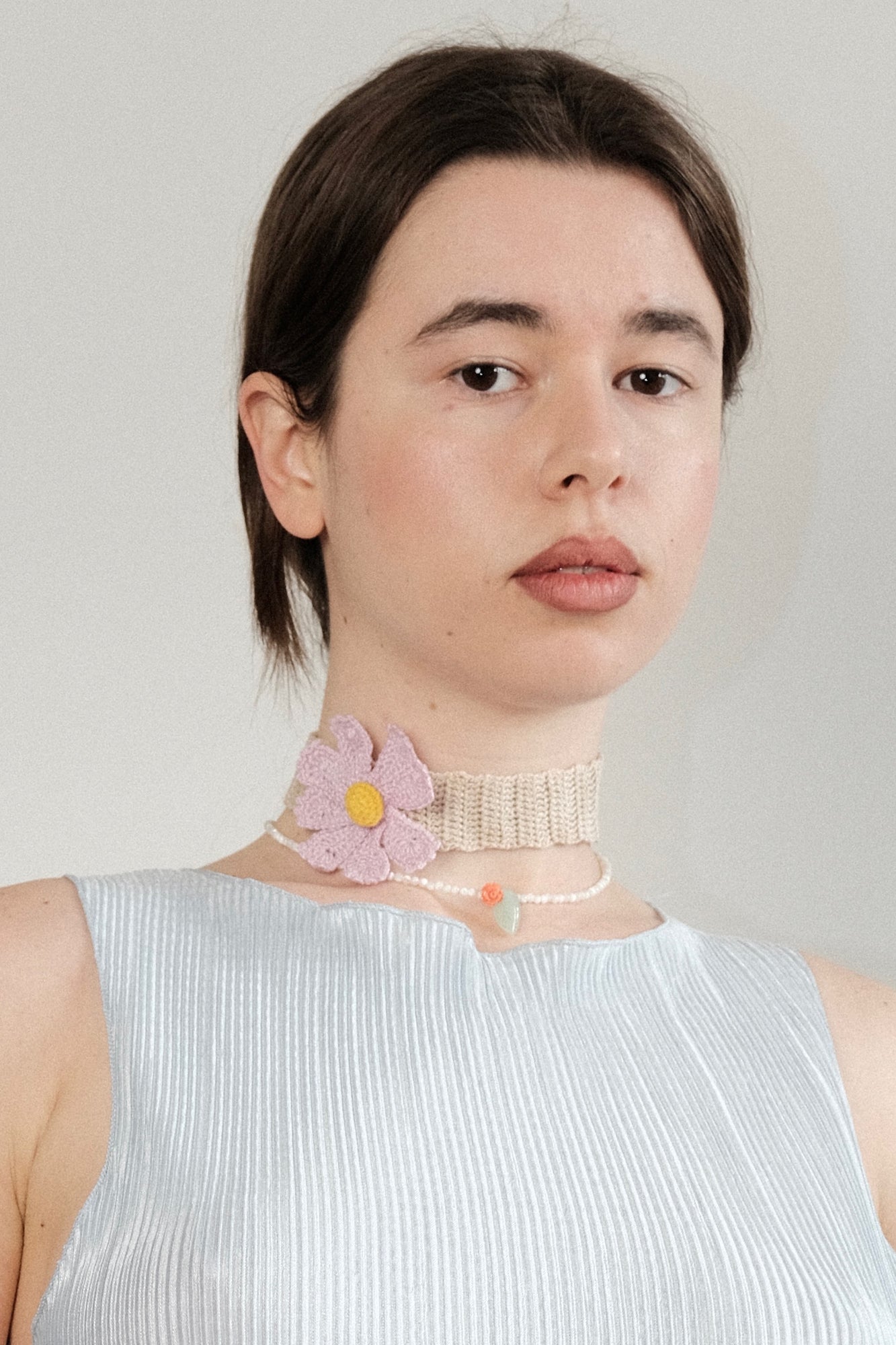 Necklace Rose Mother-of-Pearl