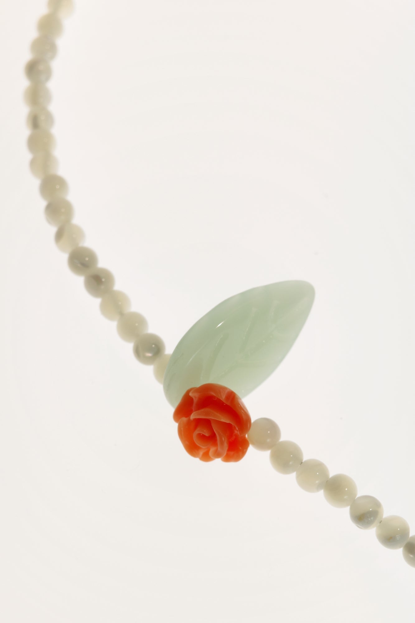 Necklace Rose Mother-of-Pearl